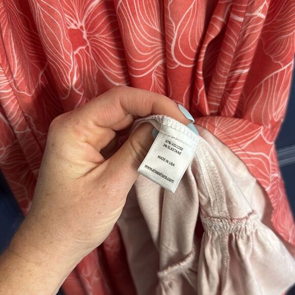 Shore Brand Cut Out Floral Maxi Dress Size S NWT - Picture 6 of 8